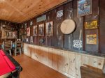 Soaring Hawk Lodge: Lower Level Entertainment Room